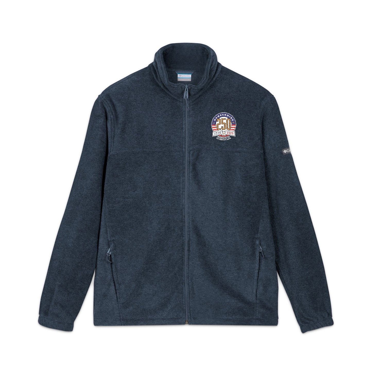 Cozy Unisex Columbia Fleece Jacket with Custom Embroidery, Warm Layering Jacket, Travel Jacket, Gift for Him/Her, Outdoor Adventures