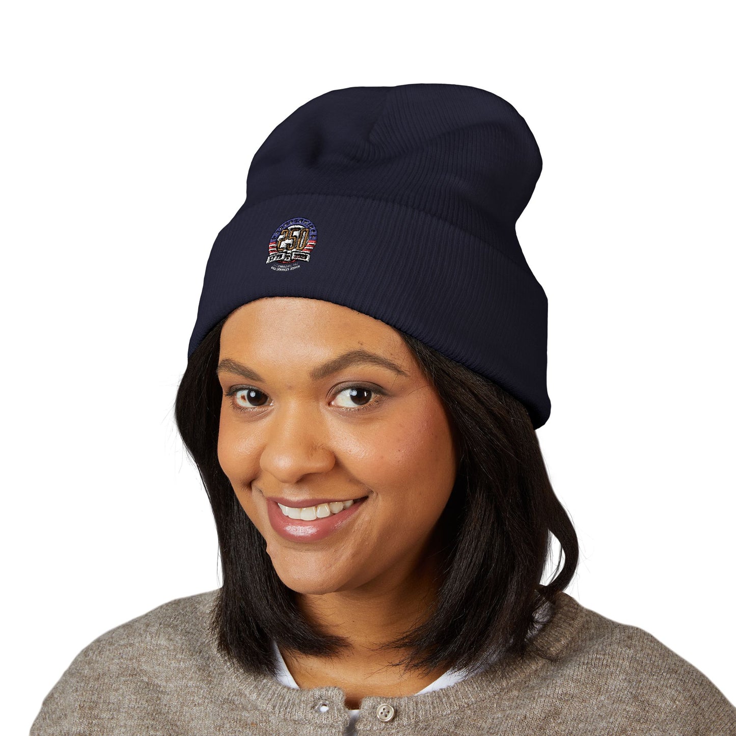 Embroidered Classic Cuffed Beanie | Stylish Winter Hat, Cozy Gift for Him/Her, Customizable Beanie, Perfect for Winter Sports, [...]