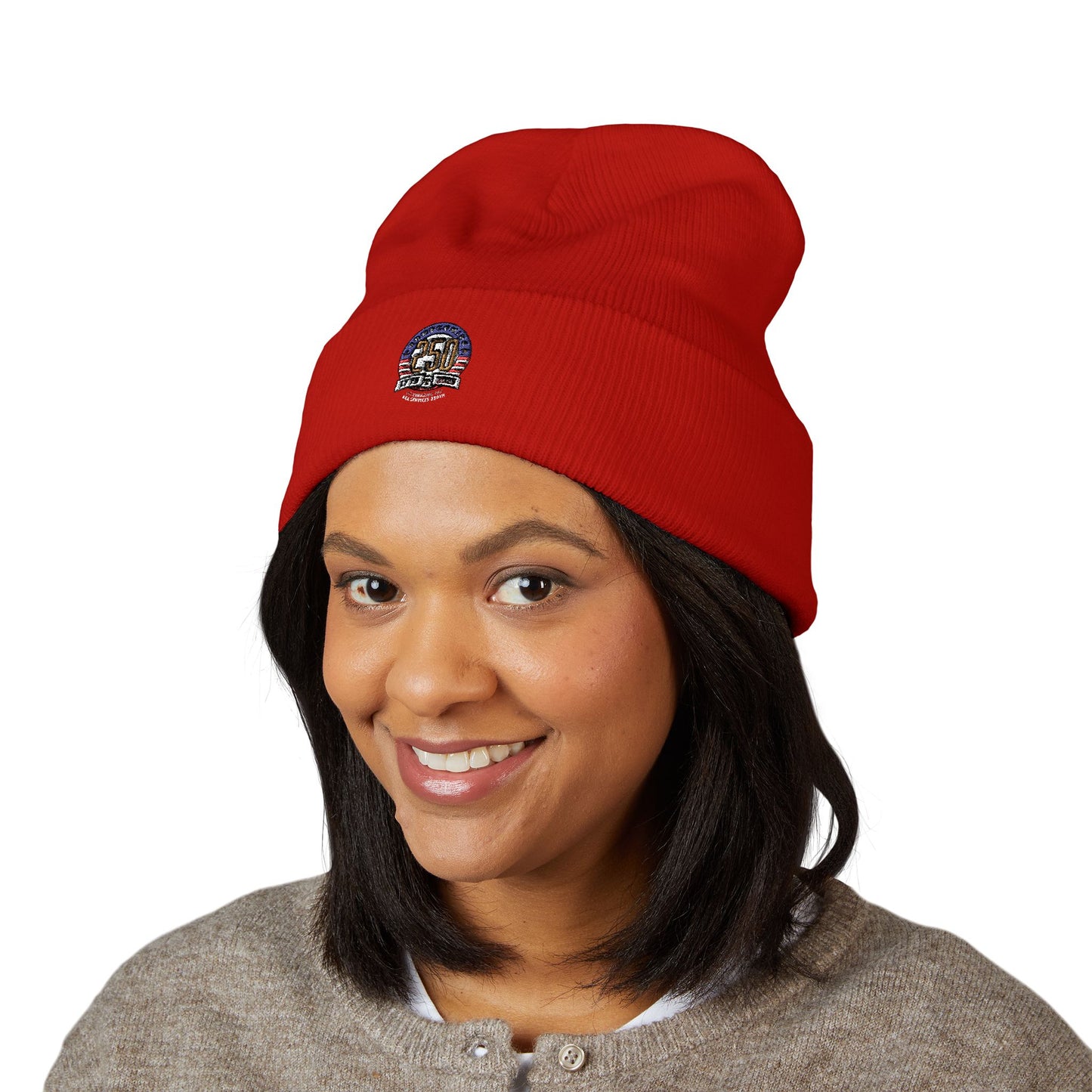 Embroidered Classic Cuffed Beanie | Stylish Winter Hat, Cozy Gift for Him/Her, Customizable Beanie, Perfect for Winter Sports, [...]