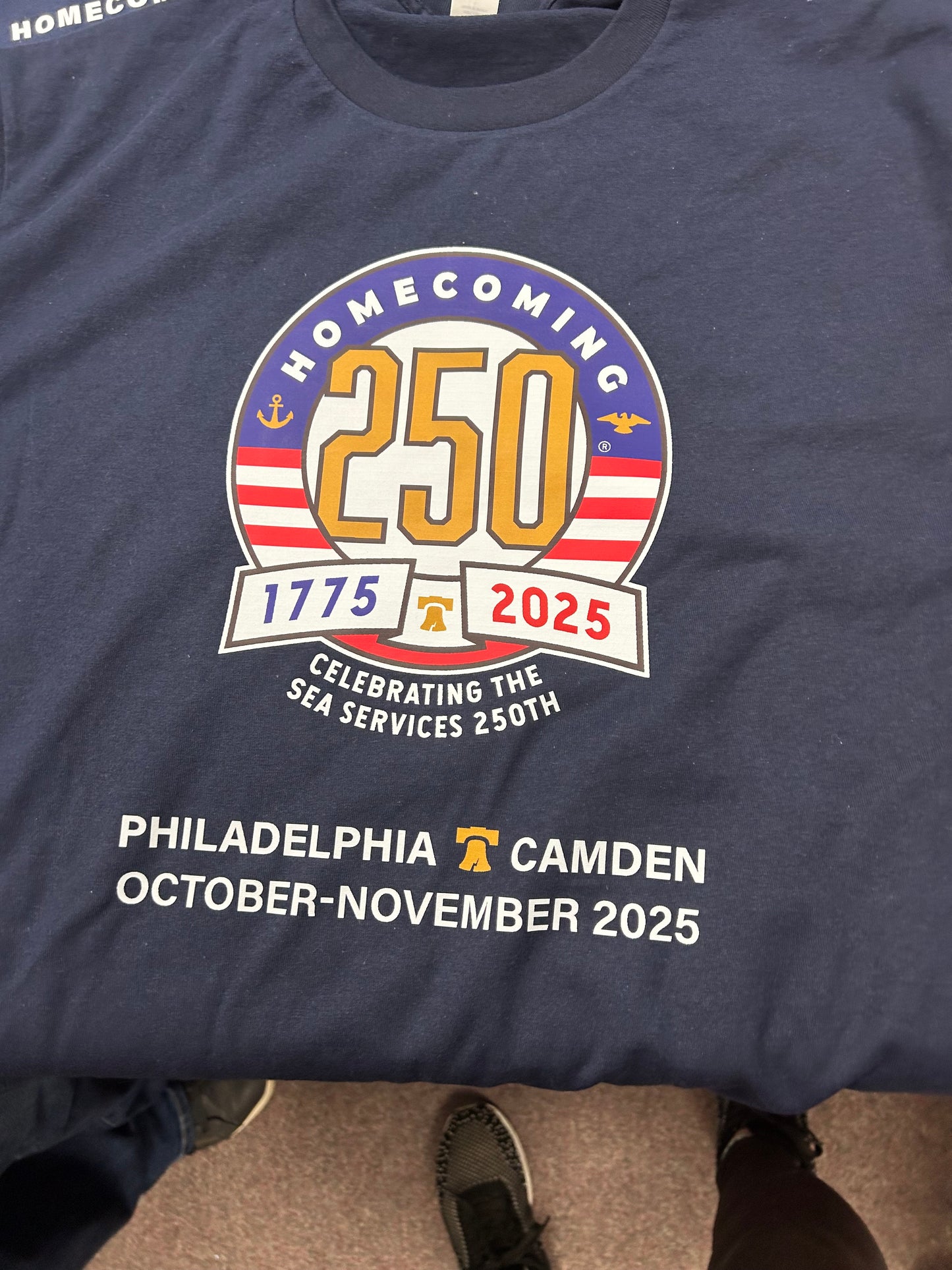 "Concert" Tee- Navy CON-BLU-1775