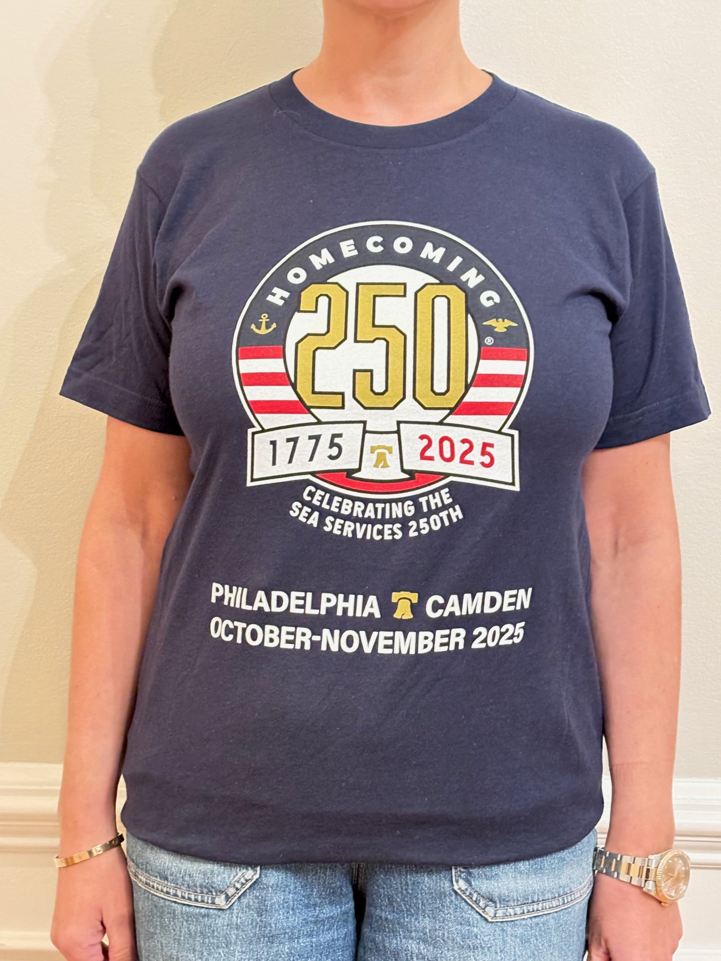 "Concert" Tee- Navy CON-BLU-1775